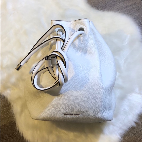 Michael Kors Handbags - White Michael Kors Backpack